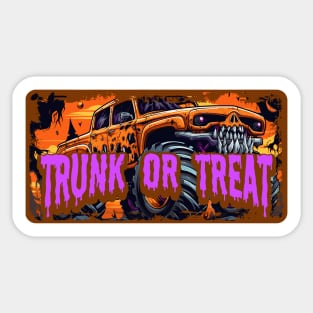 Trunk or Treat Sticker